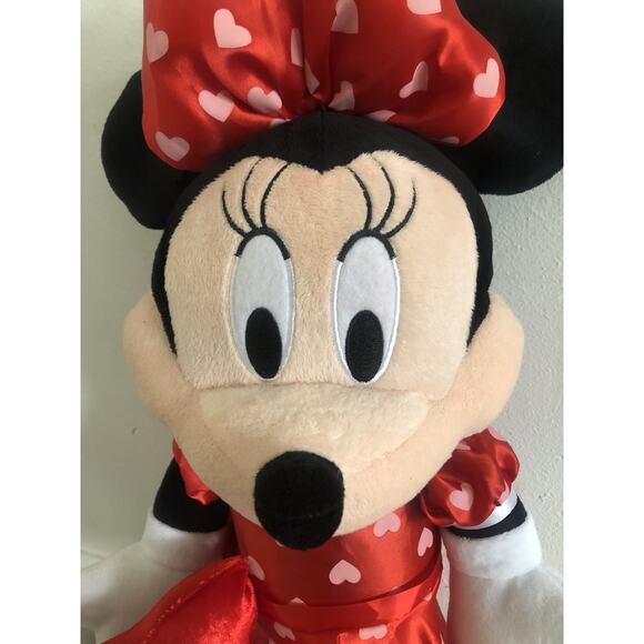 Disney Minnie Mouse Valentines Day Plush Door Greeter 26" Tall 2012 - Picture 3 of 5